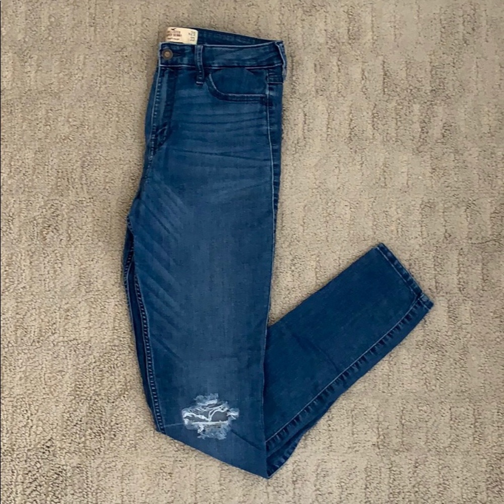 Hollister Distressed Skinny Jeans LONG